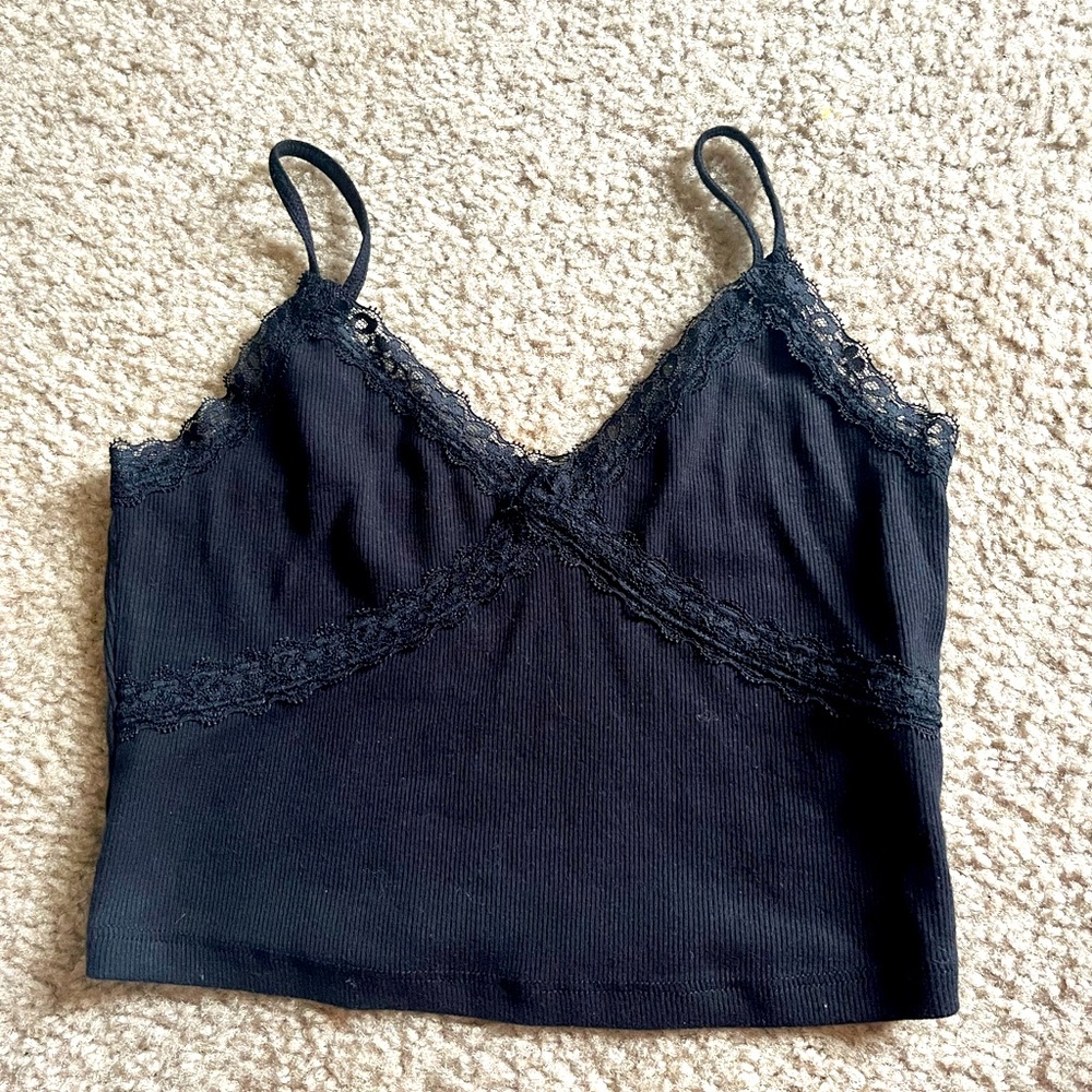 Black cami top